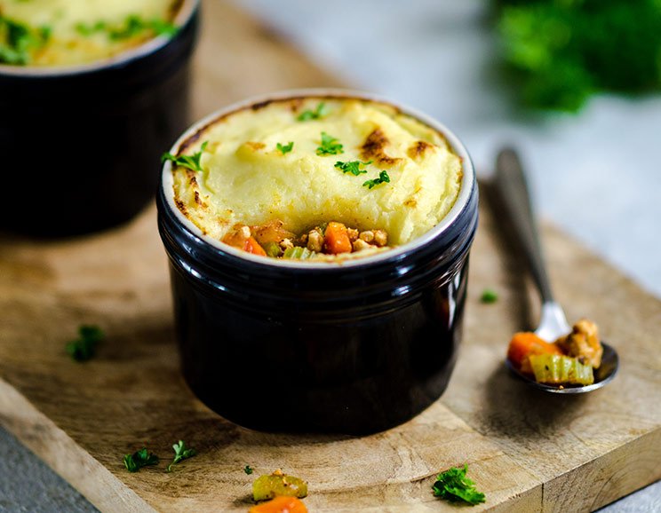 Shepherd's pie gets a healthy spin with ground turkey and mashed cauliflower for pure comfort food without the guilt.