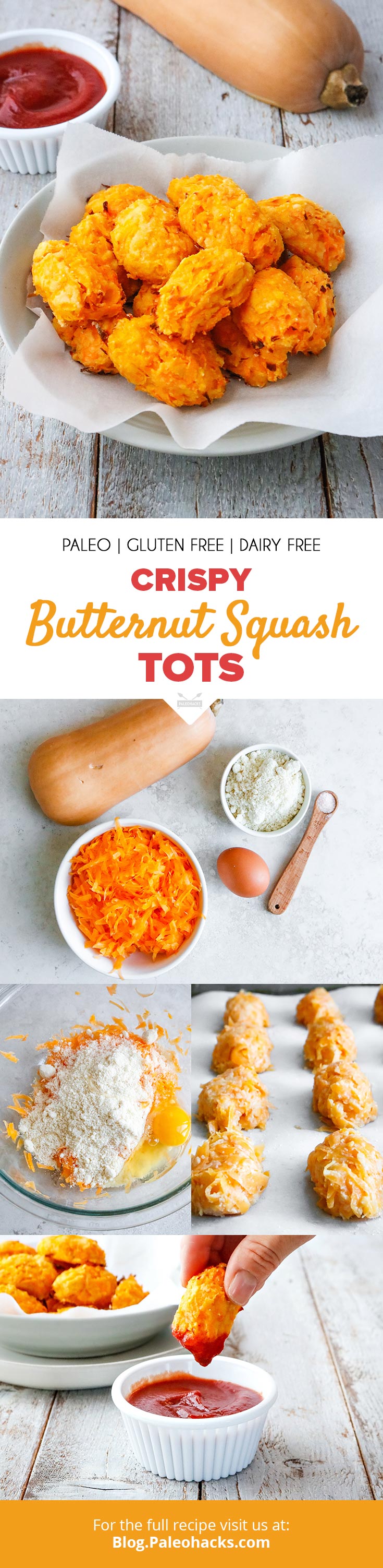 Make these butternut squash tots packed with antioxidants, fiber, and extra crispy flavor. The perfect companion to all your breakfast favorites!
