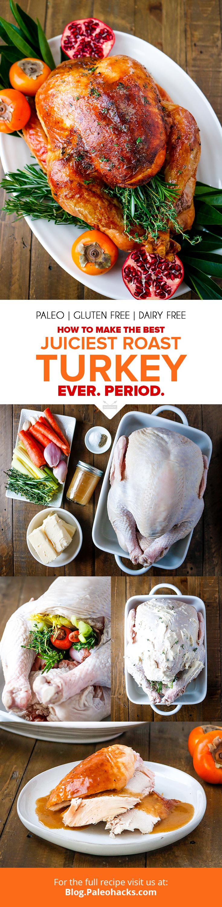 Skip the holiday hassle and create a foolproof juicy turkey with herbed butter, seasoned veggies, and perfectly caramelized skin.