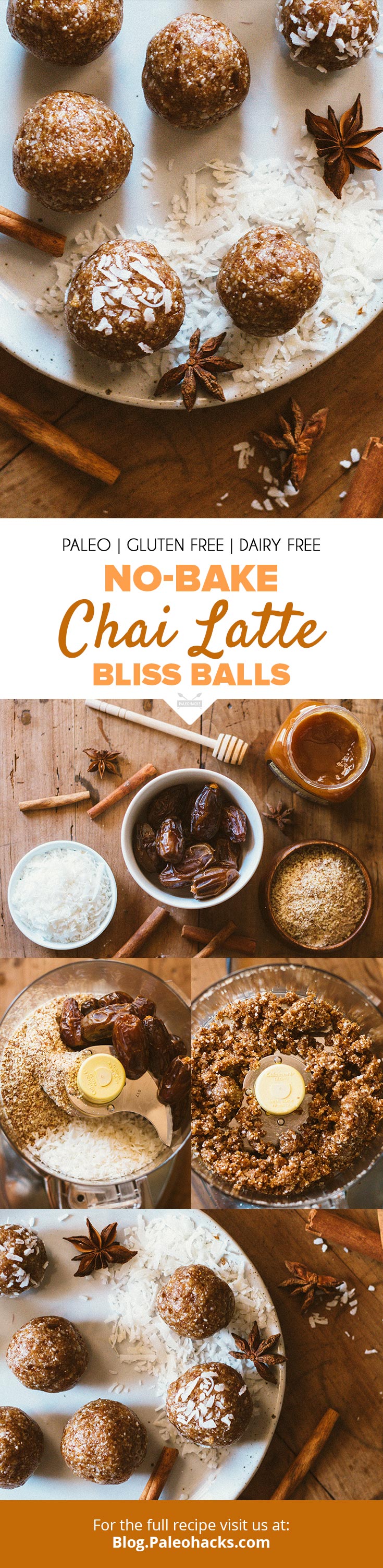 Curb your sugar cravings with these easy no-bake bliss balls infused with dreamy fall spices. Any excuse to ditch the long coffeehouse lines is cool with us