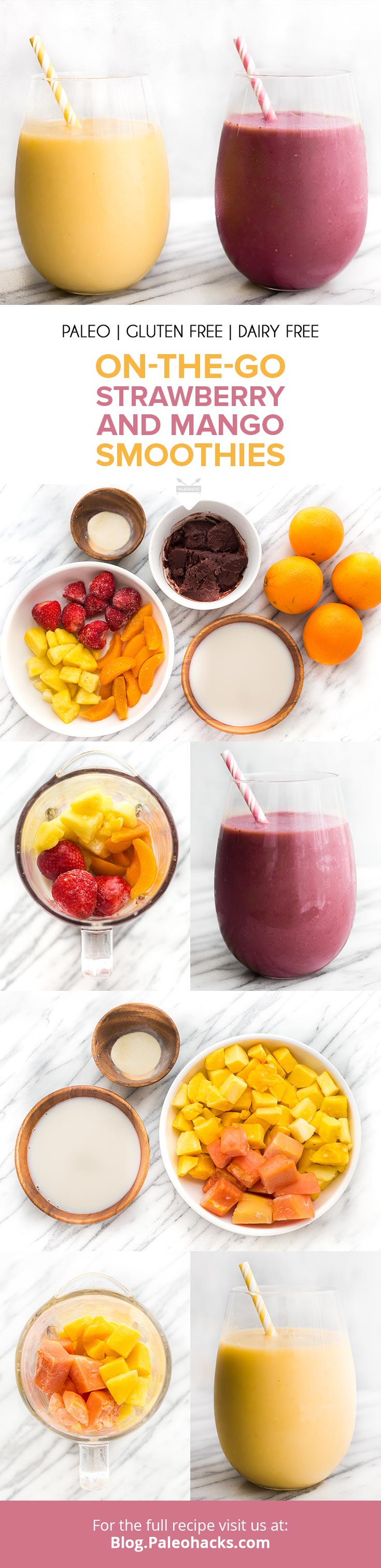 If you’re not much of a sit-and-eat-breakfast kind of person, these 3-step smoothies are the perfect way to energize your day.