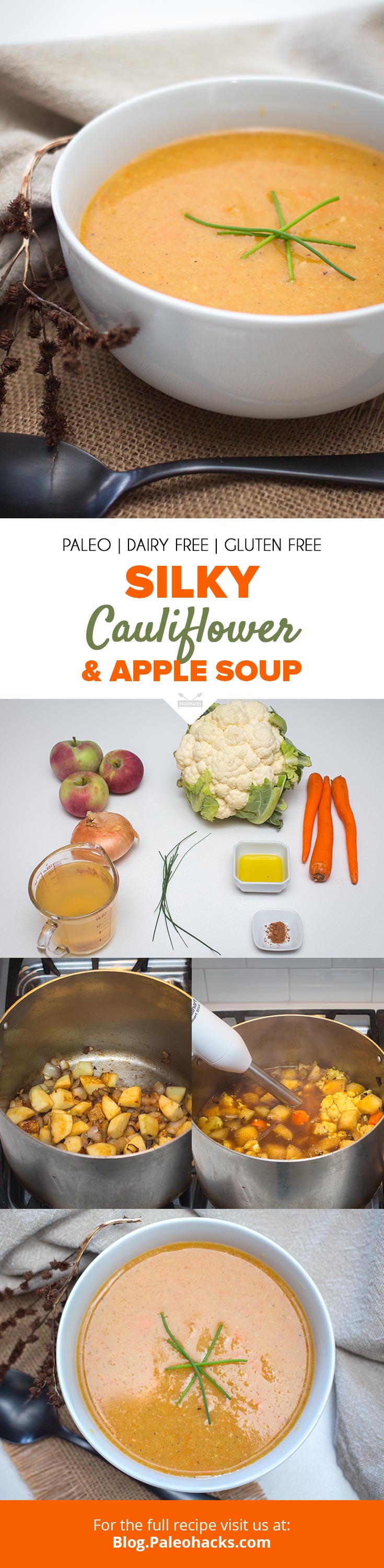Warm up to this cozy soup made with fresh apples and cauliflower to boost up your immune system. Keeping your health in check is easier than you think!