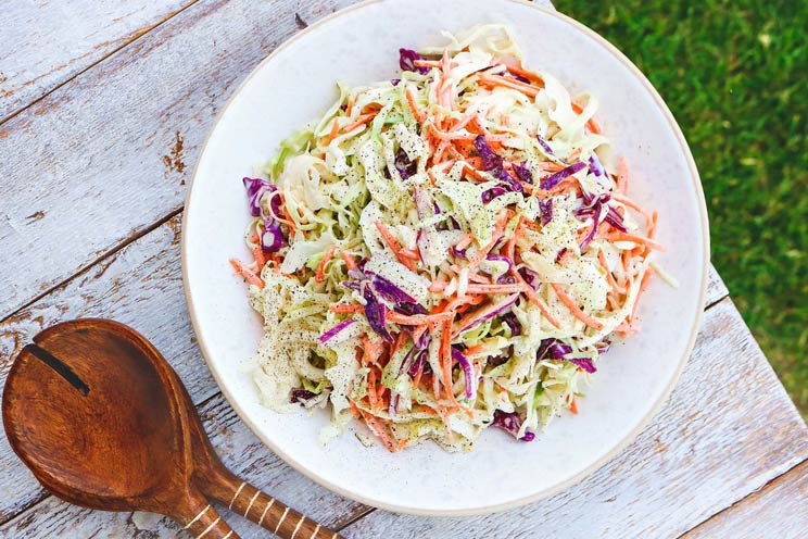 The Best Creamy Paleo Coleslaw Recipe