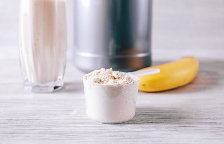vanilla and banana protein powder
