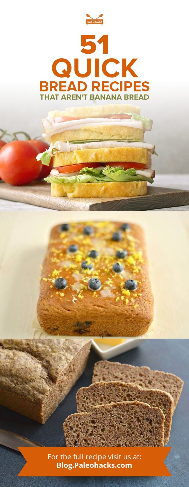When you’re in the mood for bread, but need to ditch the grains, choose from one of these quick Paleo bread recipes. So, what are you waiting for? Get baking!