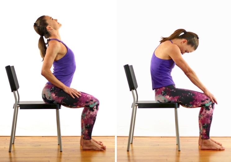 10 Chair Yoga Stretches To Undo The Damage of Sitting