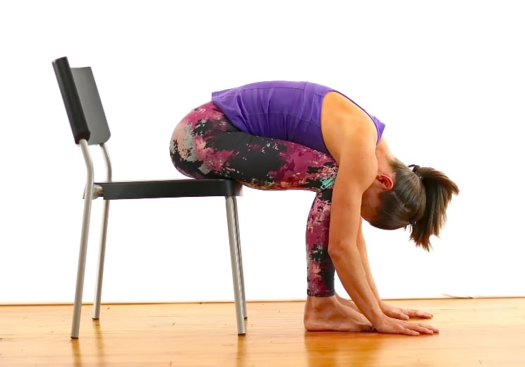 chair yoga stretches