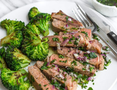 Toss together juicy steak, toasted broccoli, and a savory dressing in this one-pan meal. Meet your new weeknight favorite!