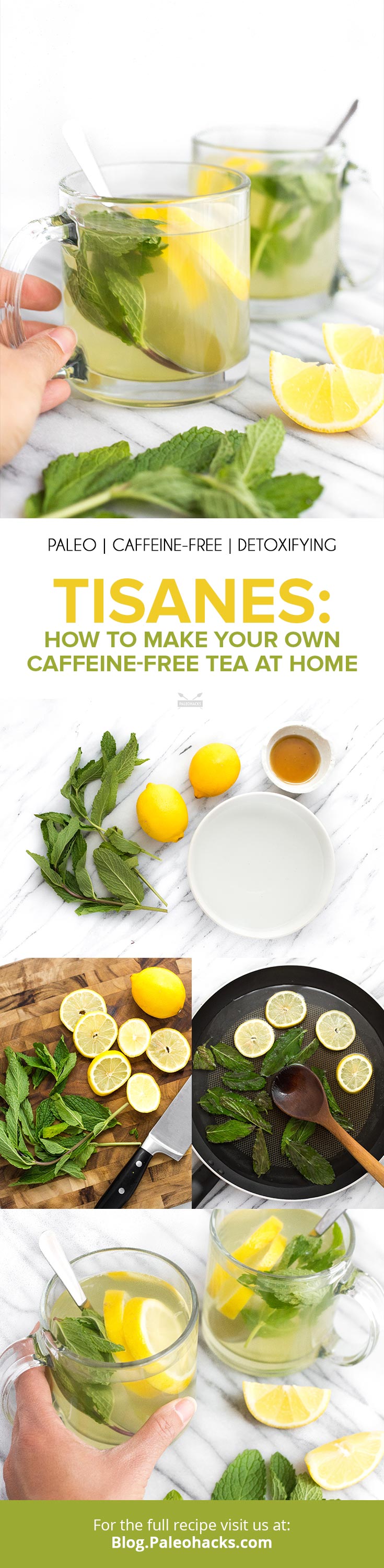 Make your own caffeine-free tea at home with just three simple ingredients and 15 minutes. You won't want to sleep on this recipe!