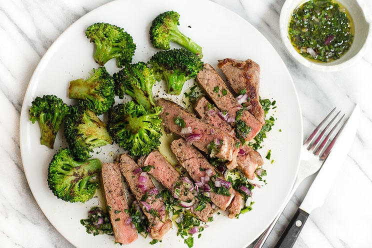 Toss together juicy steak, toasted broccoli, and a savory dressing in this one-pan meal. Meet your new weeknight favorite!