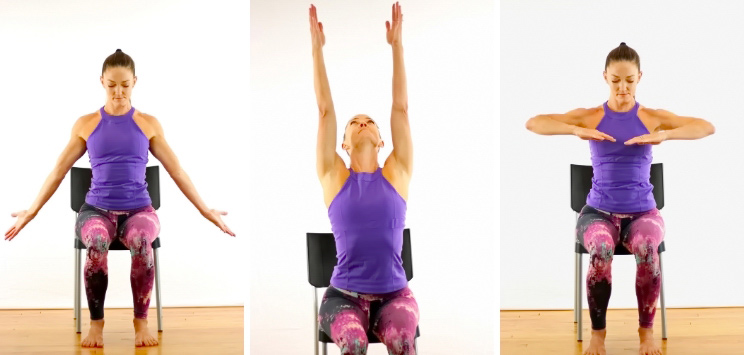 10 Chair Yoga Stretches To Undo The Damage of Sitting