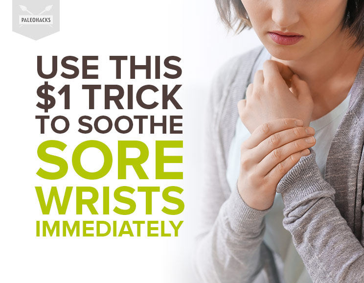 Take a break from typing and try this easy trick to ease wrist pain. All you need are two tennis balls and a sock!