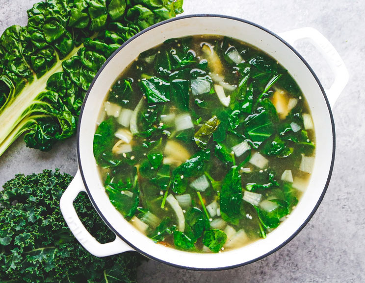 Put your springtime greens to good use with this one-pot soup you can have ready in minutes. This soup is just what the doctor ordered!