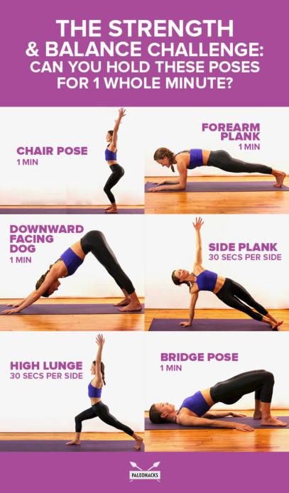 The Strength & Balance Challenge: Can You Hold Poses for 1 Minute?