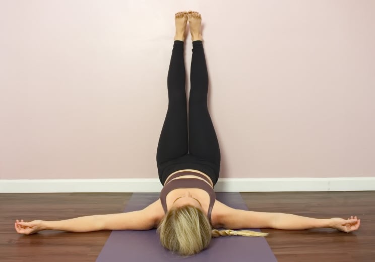 7 Easy Yin Yoga Wall Poses To Melt Away Anxiety Yoga Wellness