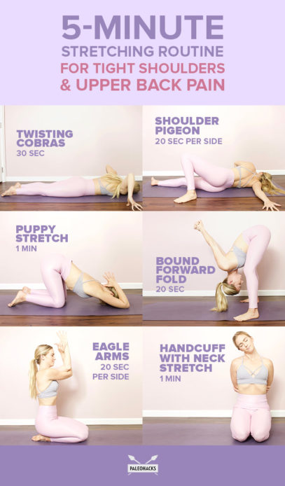 5-minute Stretching Routine For Tight Shoulders & Upper Back Pain