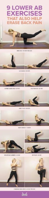 9 Lower Ab Exercises That Also Help Erase Back Pain | Fitness