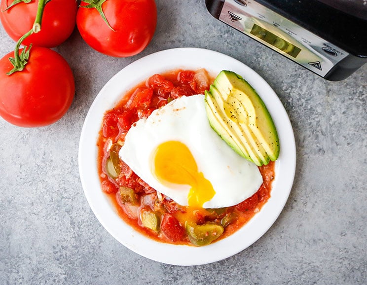 This well-spiced egg recipe gets a low-carb twist for a ketosis-fueling breakfast that serves a crowd. This easy recipe is great any time of day.