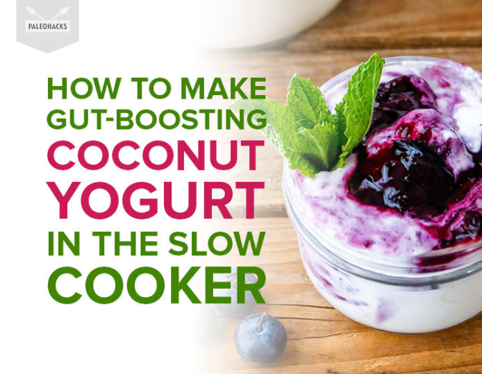 How to Make GutBoosting Coconut Yogurt in the Slow Cooker Paleo