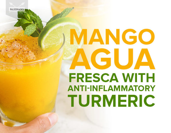Mango Agua Fresca with AntiInflammatory Turmeric Paleo, Vegan