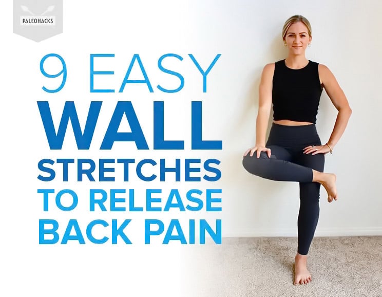 Whether you’ve got lower back pain, middle back soreness or aches in your upper back and shoulders, these gentle wall stretches can help.