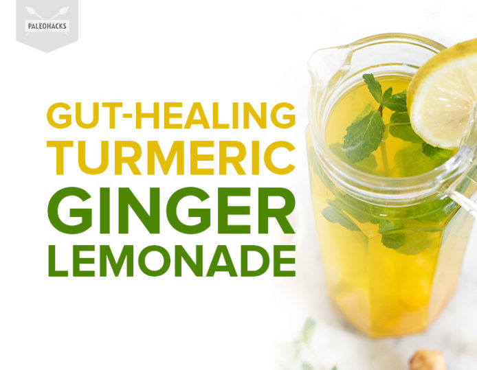 GutHealing Turmeric Ginger Lemonade Paleo, AntiInflammatory