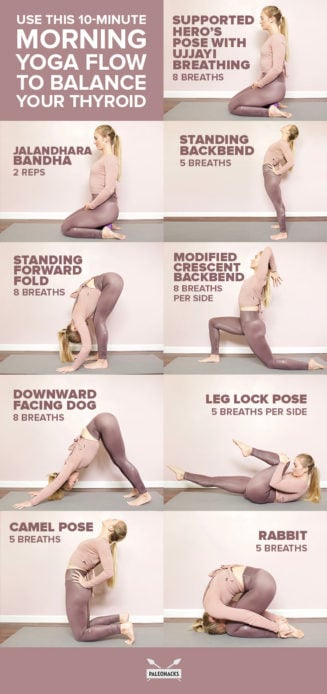 Use This 10-Minute Morning Yoga Flow to Balance Your Thyroid | Fitness