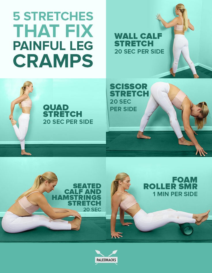 Leg cramps are super painful, but they don’t have to last long. Try these easy stretches the next time your leg starts to spasm!
