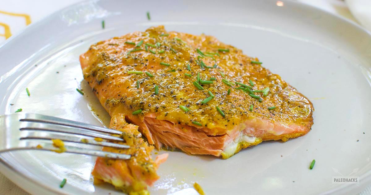 Baked Turmeric Salmon with a Sweet Honey Glaze