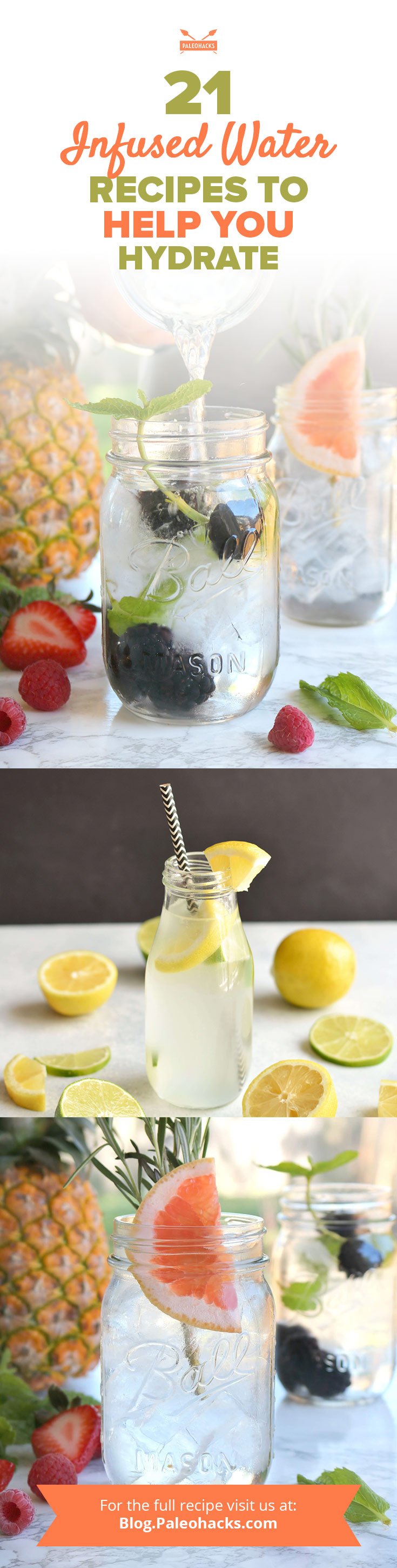 Mixed with fruits, veggies, herbs, and even flowers, these infused water recipes make getting your daily hydration a breeze!