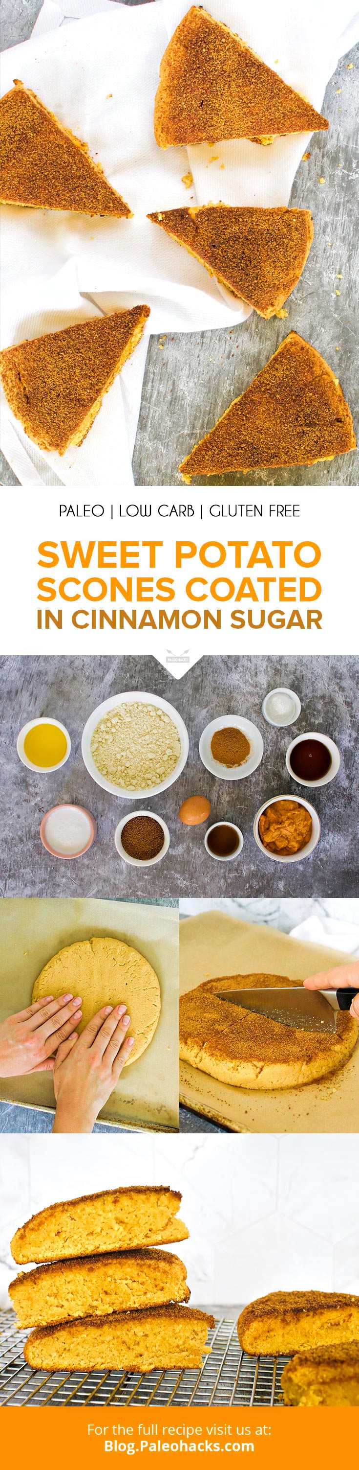 Coat these sweet potato scones in crunchy cinnamon sugar for a treat that tastes like a churro. It's the sweet fusion of our dreams!