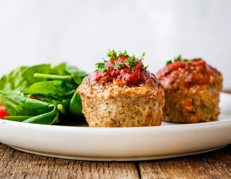 This recipe transforms your meatloaf into a tasty on-the-go Paleo meal that's easy to freeze. Perfectly portioned and easy to make!