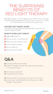 The Surprising Benefits Of Red Light Therapy Infog 172x300 