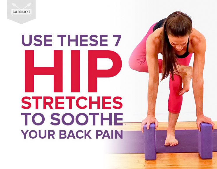 If you’re experiencing back pain, it could be a sign of tight hips. Add this five-minute yoga hip stretch into your daily routine to help relieve the pain.