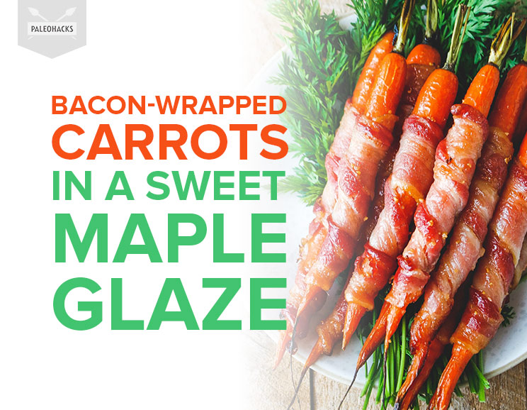 Wrap your carrots in bacon and slather them with a glaze that’s both savory and sweet. You're 4 ingredients away from side dish decadence.