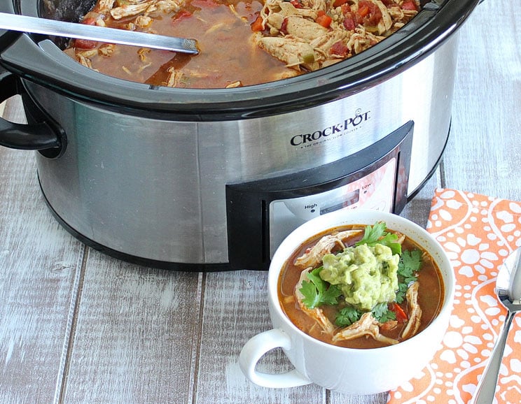 This Chicken Tortilla-less soup is perfect for a quick weeknight dinner to come home to after a busy day, or as an easy make-ahead lunch to last you the week.