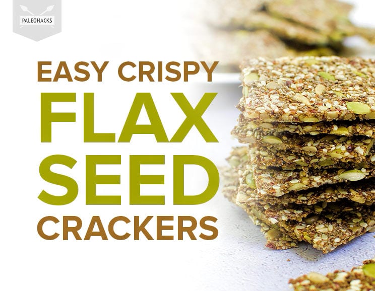 Ditch store-bought snackers for these homemade, super-crunchy flaxseed crackers. Skip the cracker aisle and bake these up instead!