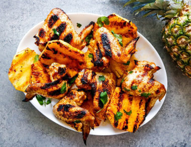 Fire up the barbecue for these Hawaiian chicken wings and grilled pineapple. Infuse those wings with tropical Hawaiian flavor!