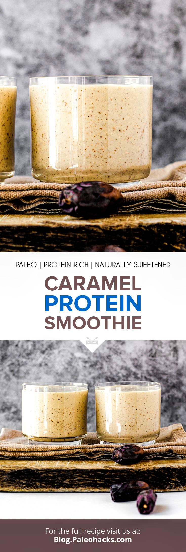 Whip up this caramel protein smoothie in just 5 minutes using wholesome, natural ingredients. Simple, sweet, and oh so satisfying!