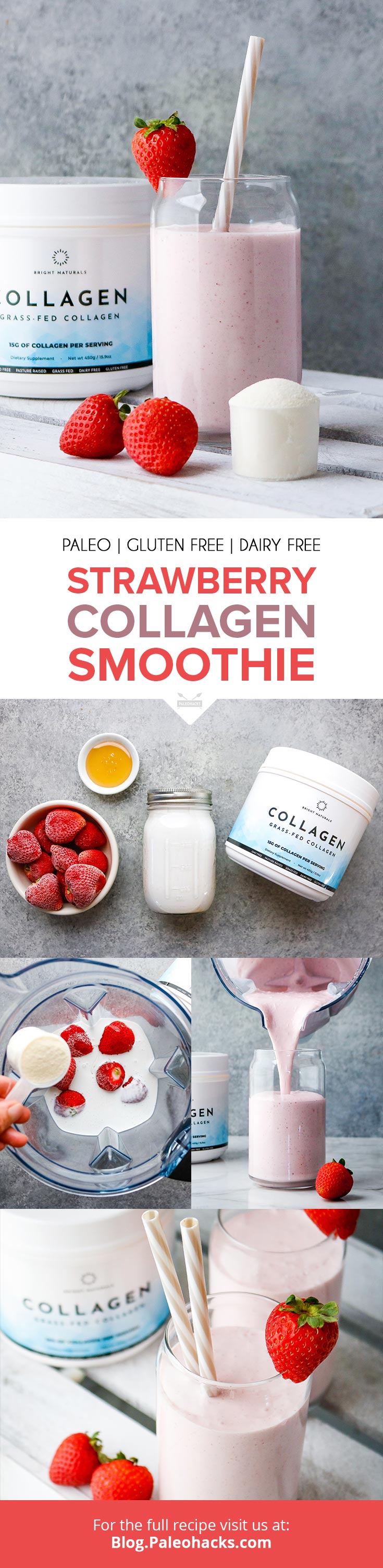 Blend up this 4-ingredient collagen smoothie for a nutritious, gut-healthy breakfast. Your morning routine will never be the same!