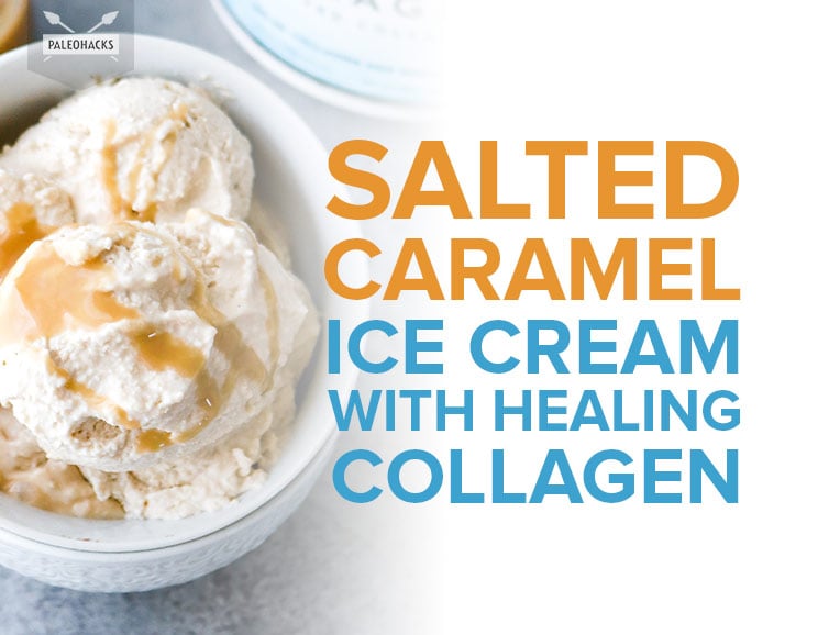 Salted Caramel Ice Cream with Healing Collagen 1