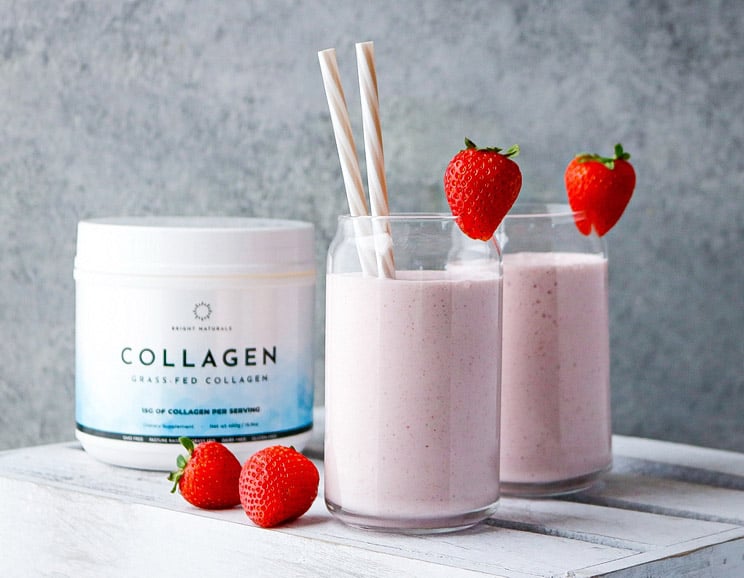 Strawberry Collagen Smoothie 2