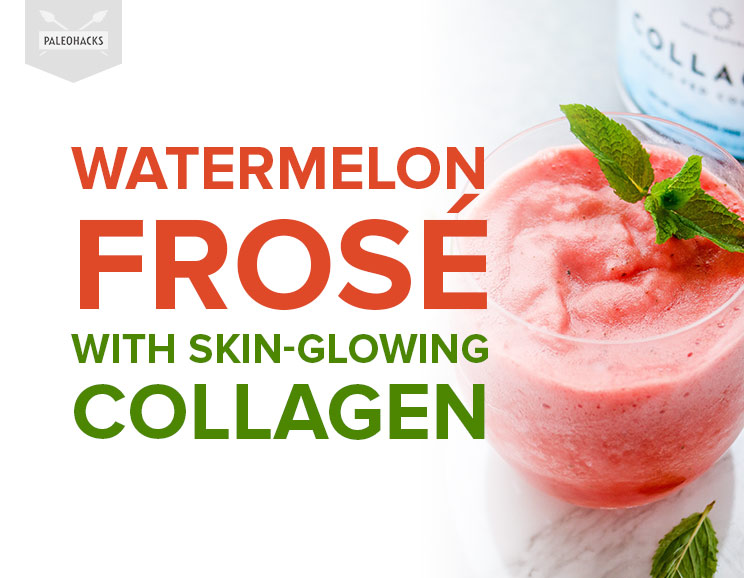 Watermelon Frosé with Skin-Glowing Collagen 1