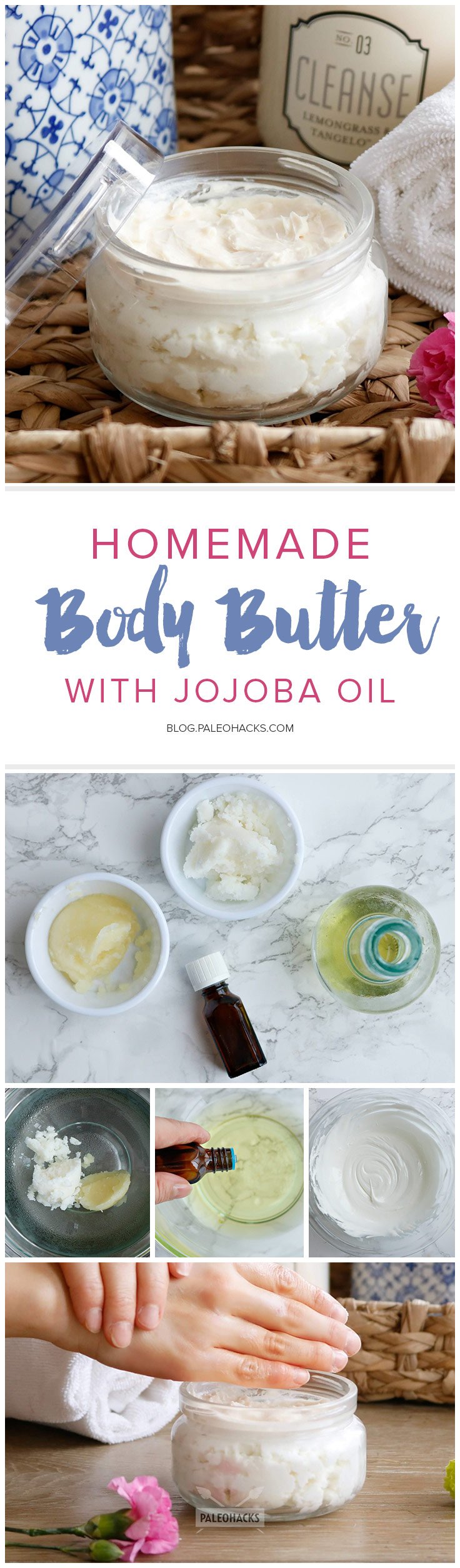 With rich shea and cacao butters, this 4-ingredient body butter keeps skin soft and smooth through even the driest of winters.