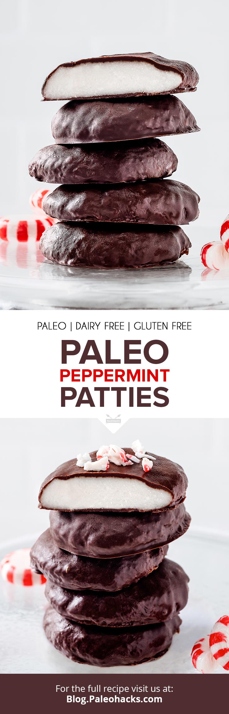 Soft and creamy on the inside with crisp chocolate on the outside, Paleo Peppermint Patties are a classic treat. One bite will have you hooked!