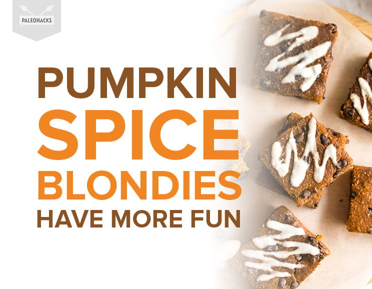 Pumpkin Spice Blondies Have More Fun 1