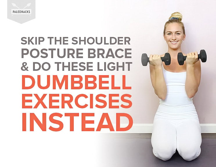 Try this shoulder routine to get started. We’ll use a pair of inexpensive, lightweight dumbbells to bring strength and overall balance back into those tight shoulders.