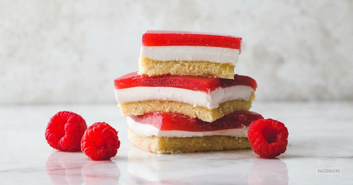 Healthy Jelly Slice With GutHealing Gelatin Paleo, Refined SugarFree