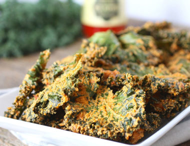 Are you ready for this? That’s right, nacho cheese! Today we’re sharing a can’t-miss paleo Nacho 'Cheese' Kale Chips Recipe….but without the cheese!