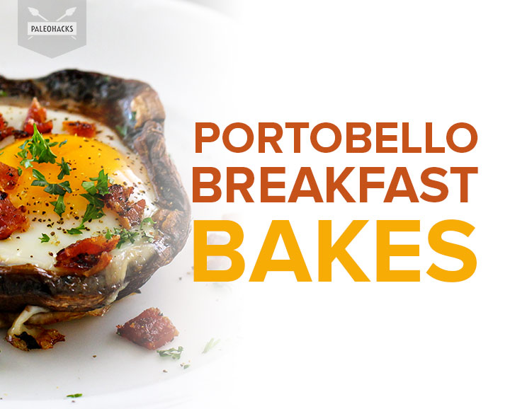 These simple Portobello Breakfast Bakes are perfect for a weekend breakfast, or even as a light dinner during the week!